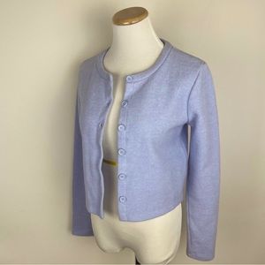 Zara Lavender Cardigan Sweater